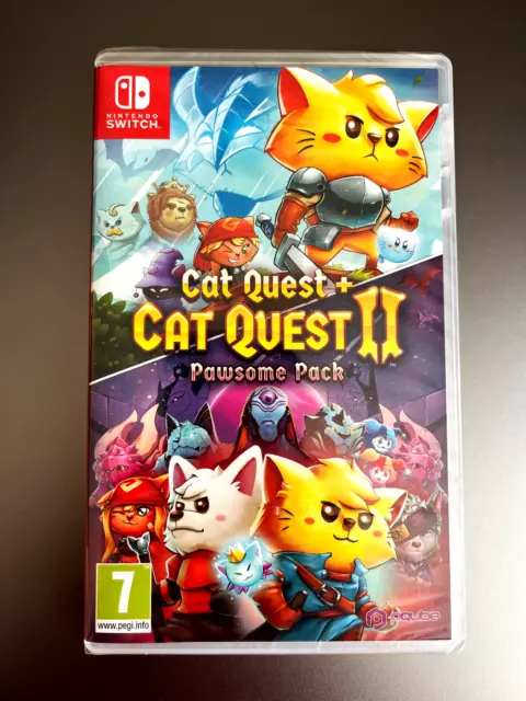 CAT QUEST + CAST QUEST 2 PAWSOME PACK NINTENDO SWITCH --neuf blister