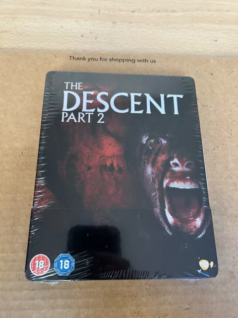 The Descent Part 2 (2009) UK Reg B Blu Ray Steelbook Horror NEW & SEALED Rare