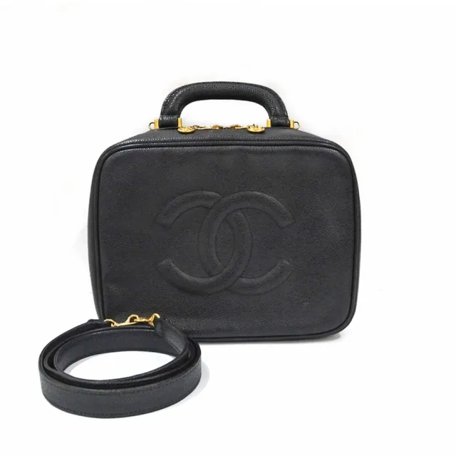 Vintage Chanel Patent Leather Vanity Case Hand Bag. - Nina Furfur Vintage  Boutique