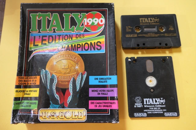 Jeu tennis cup disquette amstrad cpc 6128 testé et fonctionnel avec sa boîte et sa notice (rare) - Jeux vidéo