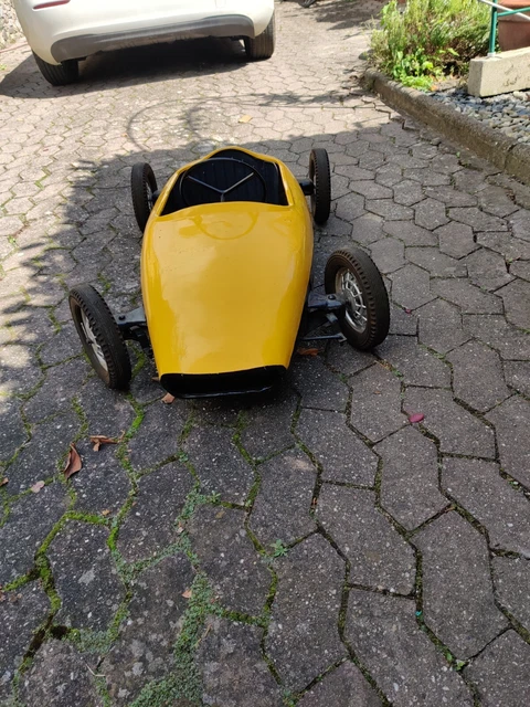 Miniature Voiture En Tôle 2850B75 – Jaune – Genre GG Gaspard – Échelle 1/43