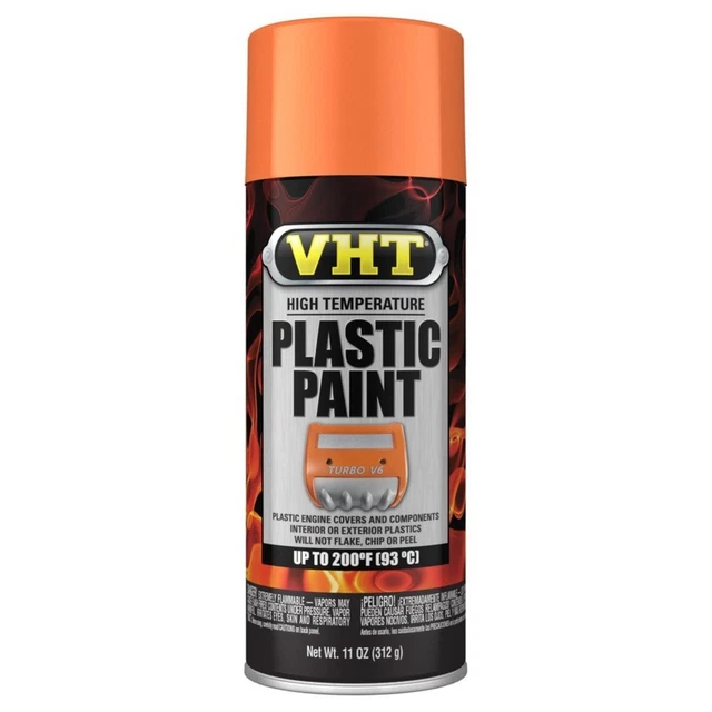 1 x 312 g (11 oz) VHT vernice plastica per auto ad alta temperatura - arancione