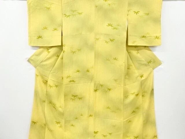 6850054: Japanese Kimono / Vintage Komon Kimono / Bamboo Grass