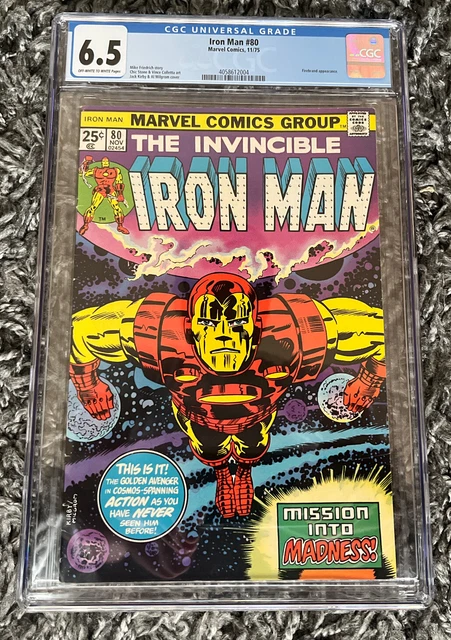 Iron Man #80 CGC 6.5 (Marvel 1975)  Firebrand appearance!  Jack Kirby art!