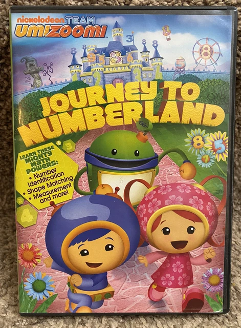 Team Umizoomi Journey to Numberland DVD MOVIE Team Umi Zoomi Number Land NickJr