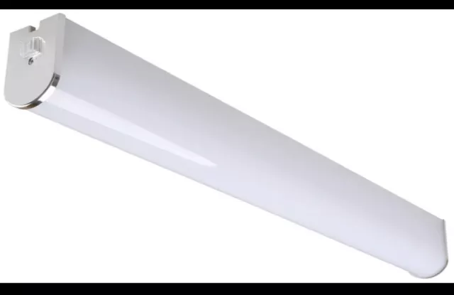 Ledino LED-Wandleuchte Lind Unterbauleuchte 15W, 4000K, IP 44, chrom/weiß  ...