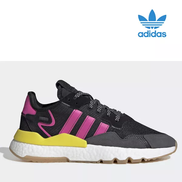 Adidas Nite Jogger Black Pink Gum  Eg2955 New On Sale 100% Authentic