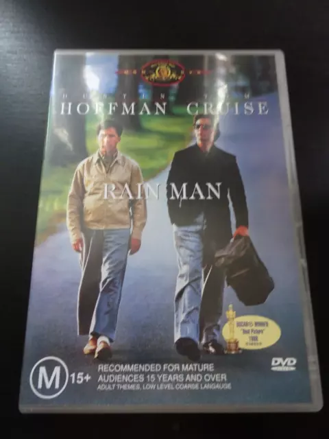 RAIN MAN DVD Melodrama Comedy Movie Dustin Hoffman & Tom Cruise Rated M15+  R4 $11.95 - PicClick AU