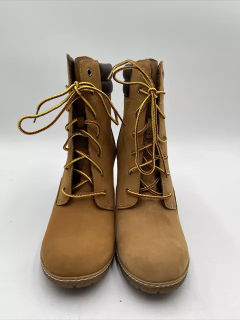 Timberland Women's Earthkeepers Glancy 6" Boots Wheat Size 10 2