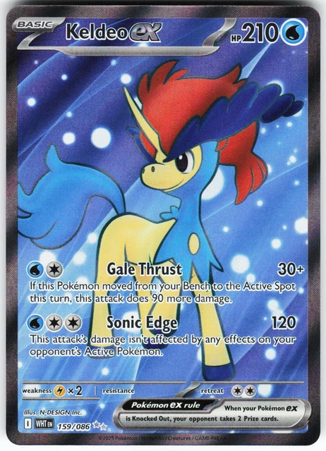 Keldeo 159/086  - Flamme blanche main image 0