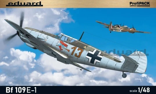 Eduard 8261 1/48 WWII Bf109E1 Allemand de Combat (Profi-Pack Kit Plastique)