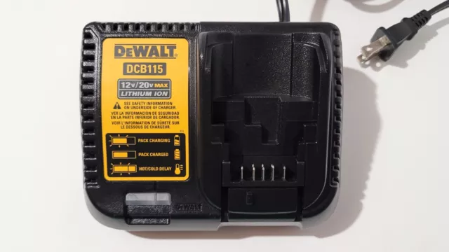 DeWALT DCB115 Power Tool 12V and 20V Max Lithium Li-Ion Battery Charger