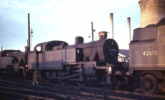 Original colour slide of 40006 LMR steam loco