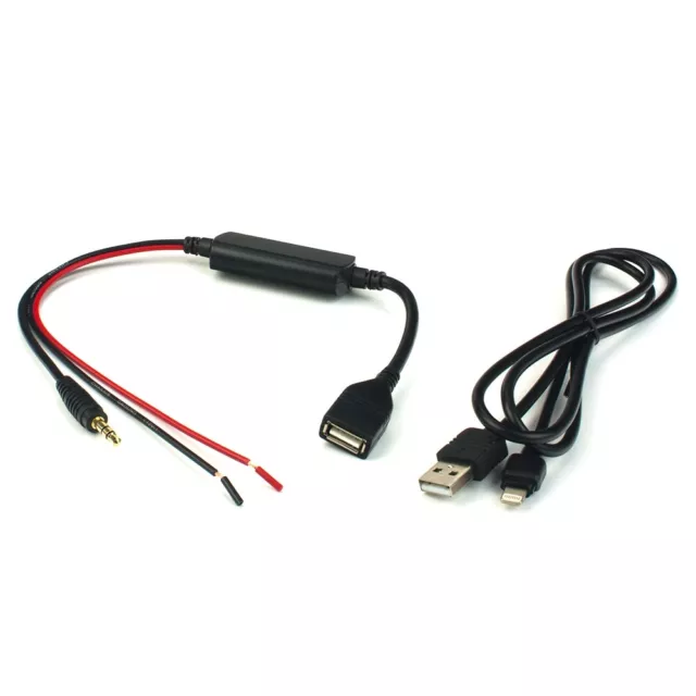 Câble adaptateur Lightning universel pour iPod iPhone 5 6 7 8 X vers AUX 3,5 mm