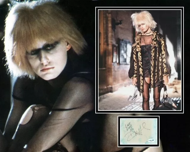 Daryl Hannah Signed Blade Runner Photo Mount Also Acoa