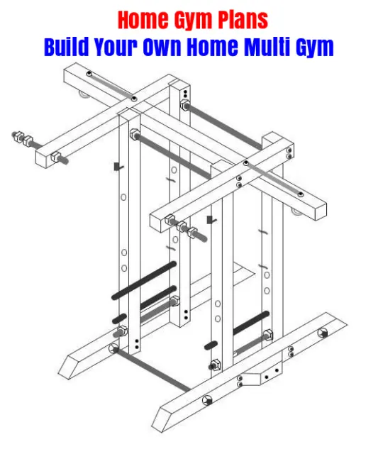 Build Your Own Wood Gym Equipment, Home Gym Plans for Bodybuilding and Fitness