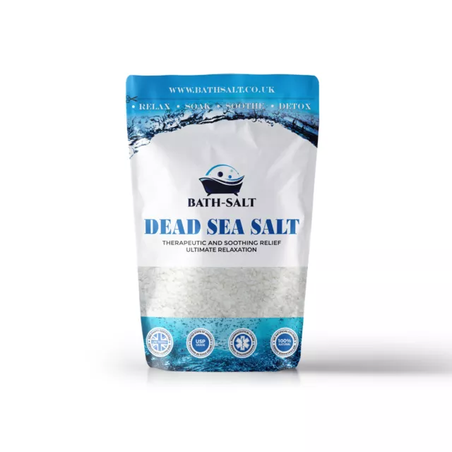 Dead Sea Salt | Natural Coarse Dead Sea Salts |  Dead Sea Salt Bath | 50g - 8kg