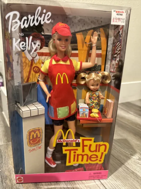 Barbie and Kelly McDonald's Fun Time Doll Set 2001 Mattel #29395