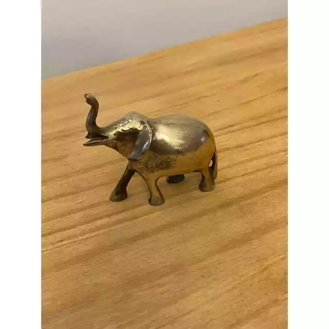 Vintage solid brass Elephant decor piece