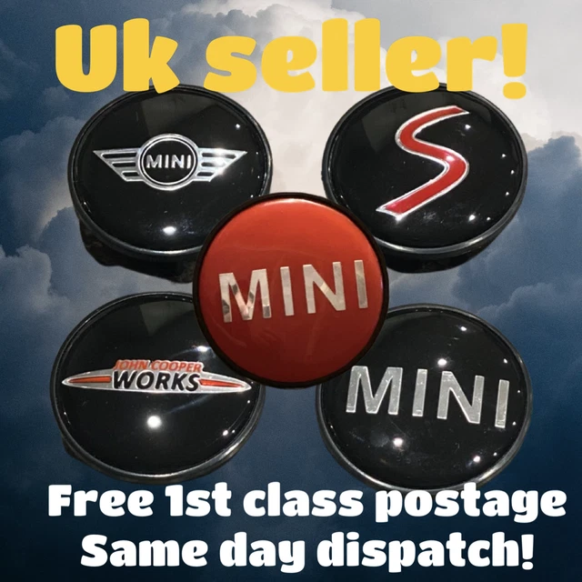 Mini Caps Wheel Centre Hub Cap Car Logo JCW Red 54mm Cooper 36131171069 R50