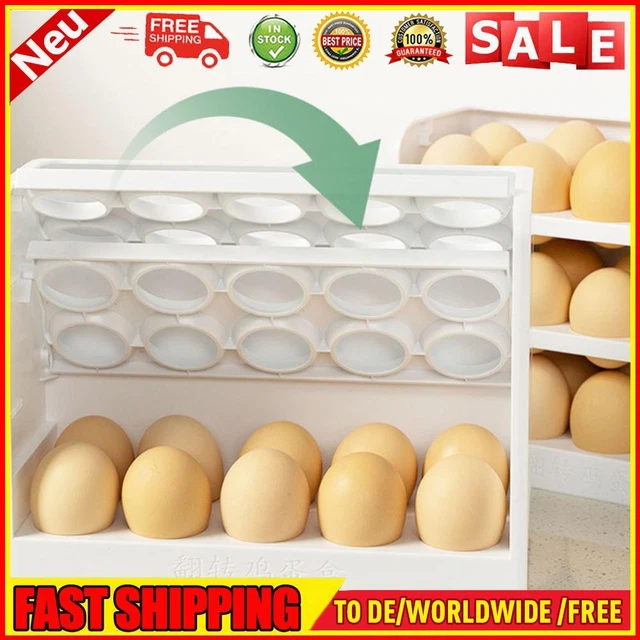 Contenitore organizer scatola uova frigorifero casa cucina uovo custodia fresca