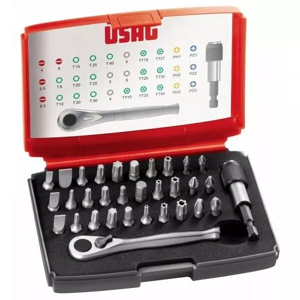 USAG 692 J32 (TG. 32 Pezzi) Assortimento di Inserti per Avvitatura