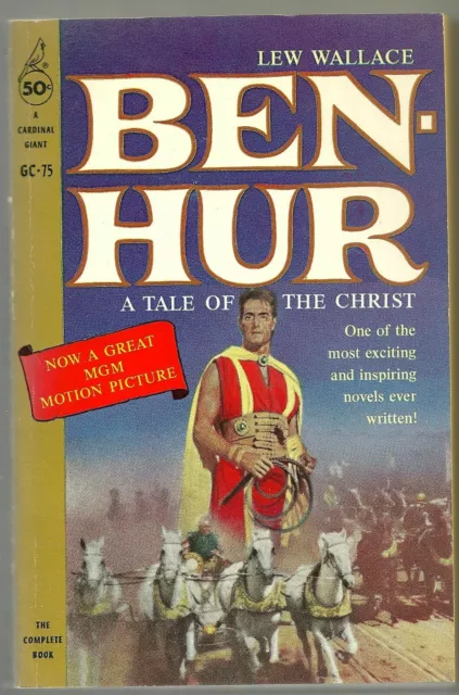 Ben-Hur by Lew Wallace - 1959 Cardinal 1st pb - (Movie tie-in, Leon Gregori art)