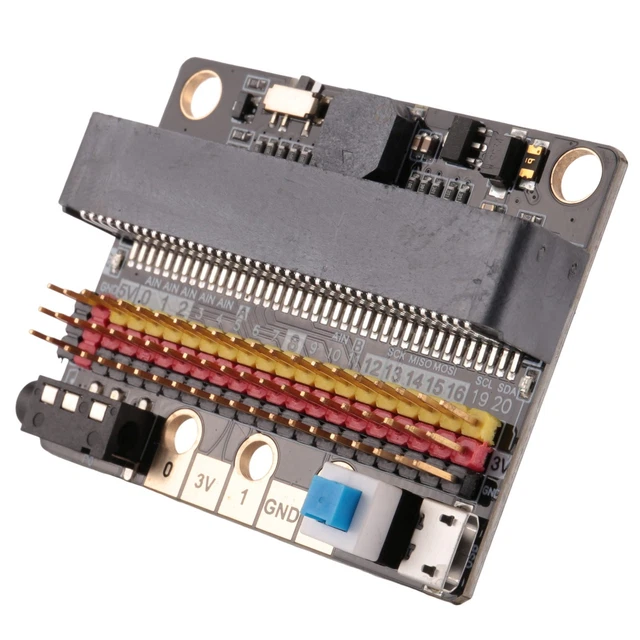 MICRO-BIT ERWEITERUNGS KARTE IOBIT V2.0 Adapter Shield mit Summer für ...