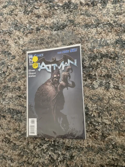 Batman #6 (New 52) 1st Full Appearance of the Court of Owls Capullo Snyder DCU