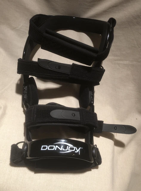 Rodilla derecha DonJoy ACL MCL PCL negra talla grande - ¿XL? Ver medidas