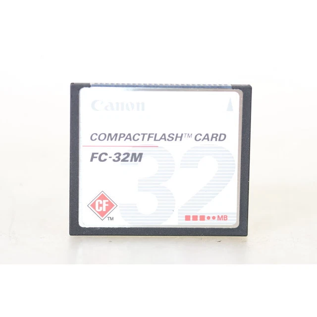 Canon 32MB Compactflash Mapa FC-32M / Cf Tarjeta / Compacto Flash de Memoria