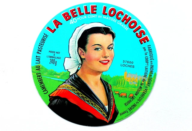 Ancienne Etiquette De Boite Fromage Camembert Normandie - Le Doré