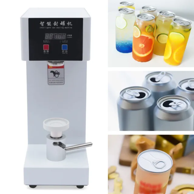 Commercial Can Seamer Sealer Beer Fruit Cola Sealing Machine Semi-Automatic USA