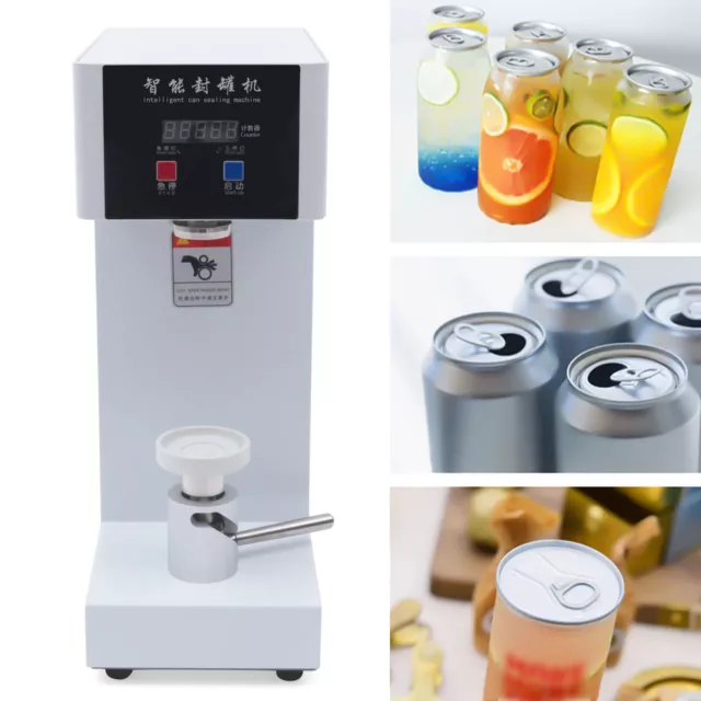 Commercial Can Seamer Sealer Beer Sealing Machine Semi-automatic Beer Fruit 180W