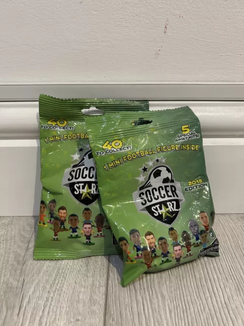 SOCCERSTARZ 2018 FOIL Blind Bag X2 Brand New And Sealed 9.99 PicClick UK