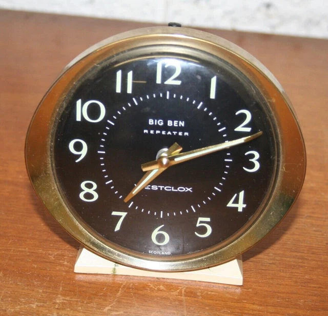 VINTAGE WESTCLOX BIG Ben Alarm Clock (SC38) £4.95 PicClick UK