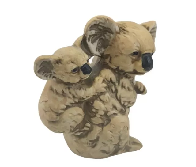 UCTCI Japan KOALA Bear Momma and Baby Ceramic Figurine