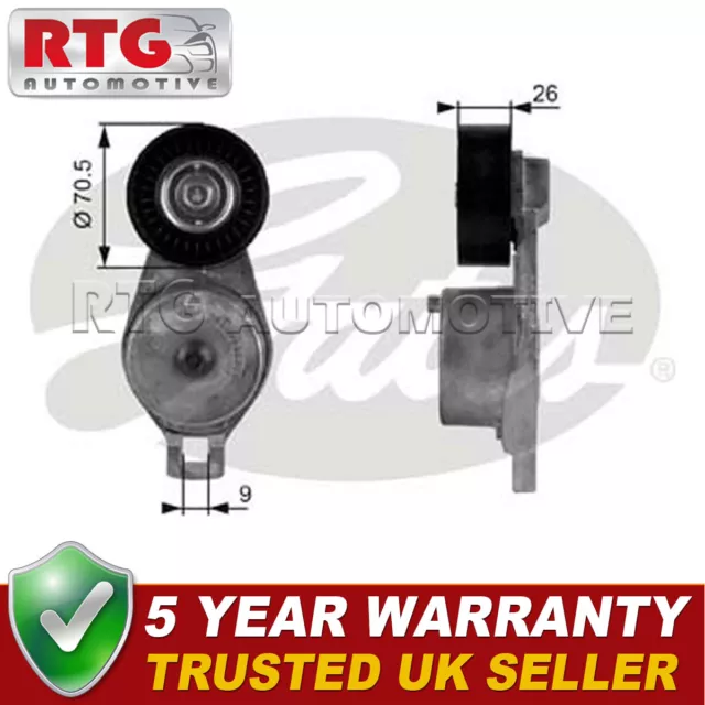 Tensioner Pulley Fits Jeep Cherokee Chrysler Voyager 2.4 3.3 3.8 + Other Models