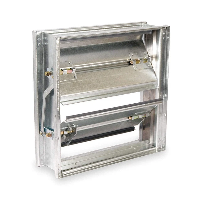 DAYTON 2LRY8 Volume Control Damper,15-3/4"W,15-3/4"H