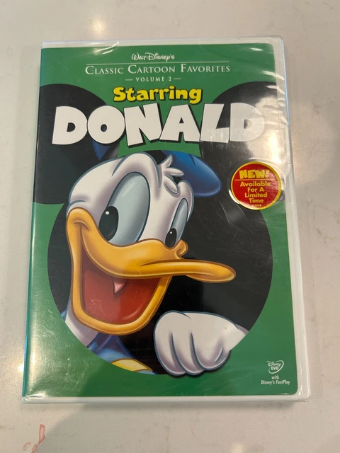 WALT DISNEY'S CLASSIC Cartoon Favorites Starring Donald Vol 2 SEALED ...