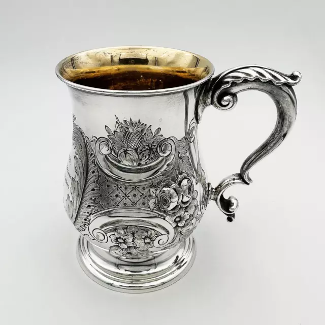 ELKINGTON & Co MUG / CUP SILVER PLATE VICTORIAN 1876 CROUCH HILL RESERVOIR