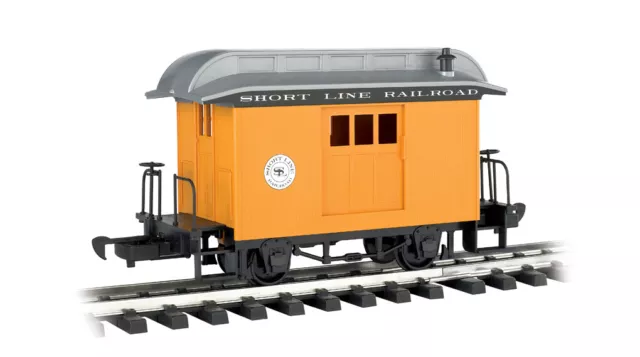 BACHMANN G SCALE 97096 Lil Big Hauler Short Line Railroad Yellow BAGGAGE Car