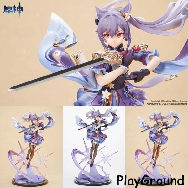 Anime Genshin Impact Keqing Driving Thunder Ver. 1/7 Jouet Statue Toy Figurine