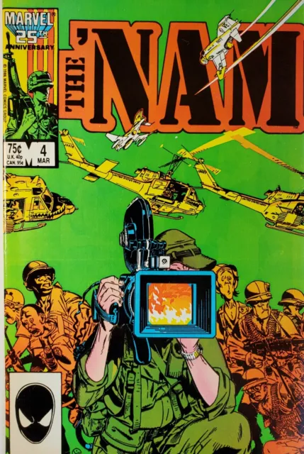 Marvel 25th Anniversary The Nam Mar 1987 No. 4 Comic