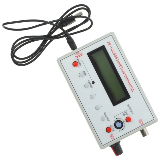 DDS Function Signal Generator Sine/ Sweep Frequency Meter 1Hz-500kHz