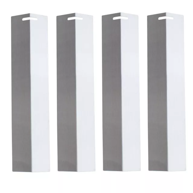 TAINO BASIC Edelstahl Brennerabdeckung 4er Set Gasgrill 30x7cm Flammenverteiler
