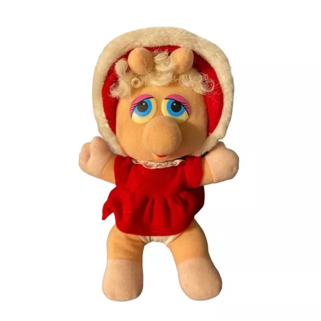 MISS PIGGY Muppet Babies vintage plush McDonalds Christmas plush stuffed animal