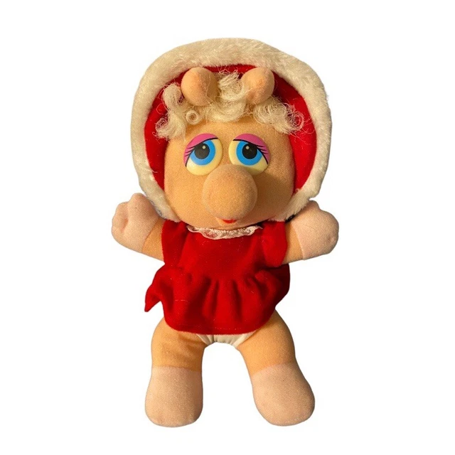 MISS PIGGY Muppet Babies vintage plush McDonalds Christmas plush stuffed animal