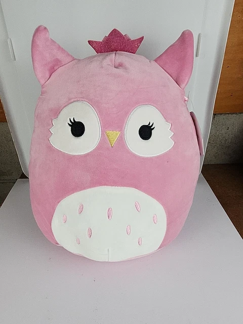 BRI THE PINK Owl 16 Inch Squishmallow Kellytoy ~ Brand New ~ $70.00 ...
