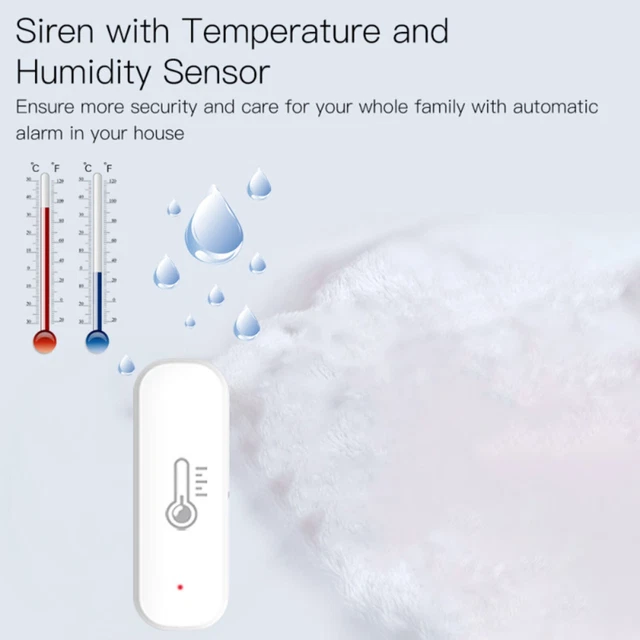 Misuratore di umidità compatto sensori di temperatura RH termometro intelligente digitale